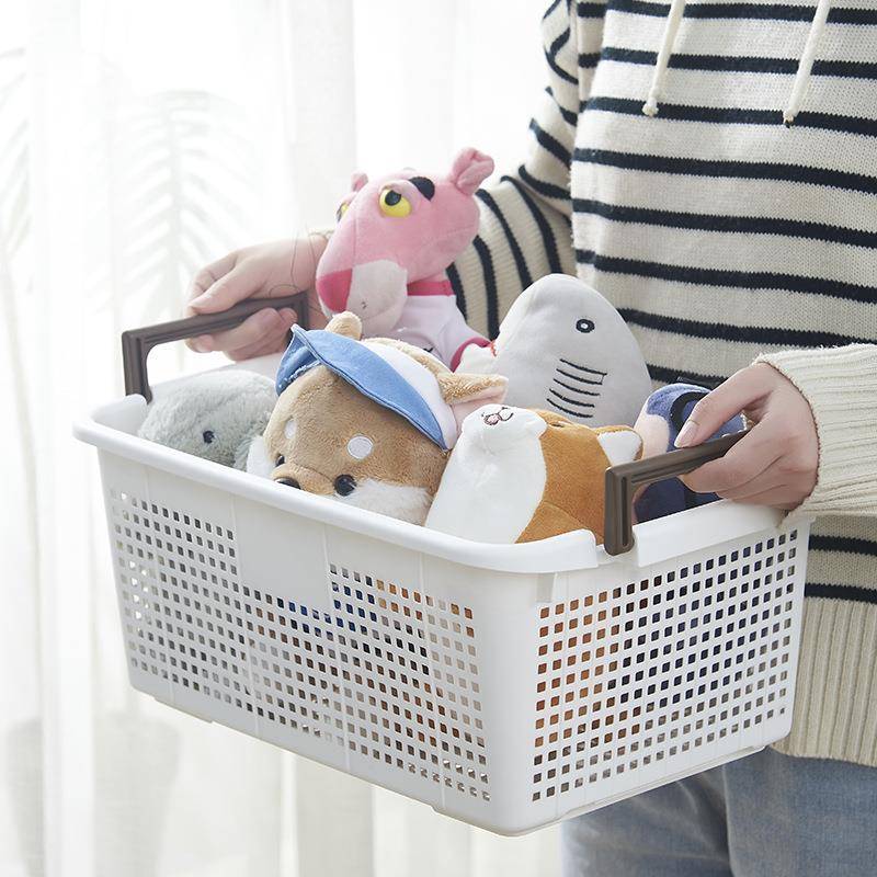 Food Storage Without Plastic - Japanse stijl holle plastic opbergmand badkamerkast