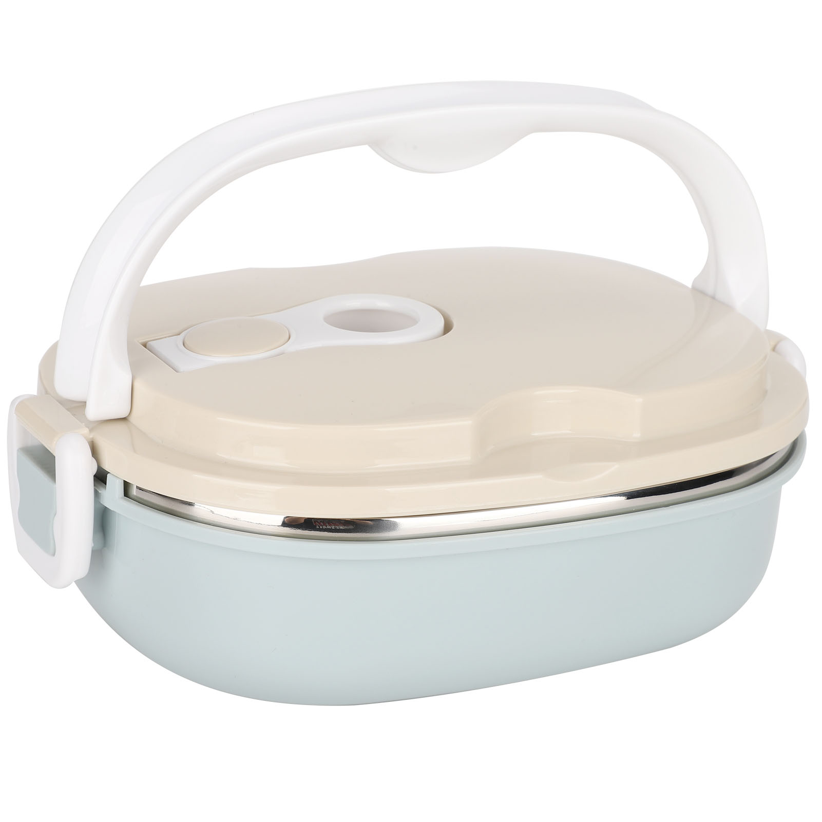 Food Storage Box Large - Meerlaagse lunchbox Draagbare roestvrijstalen voedsellunchcontainer met