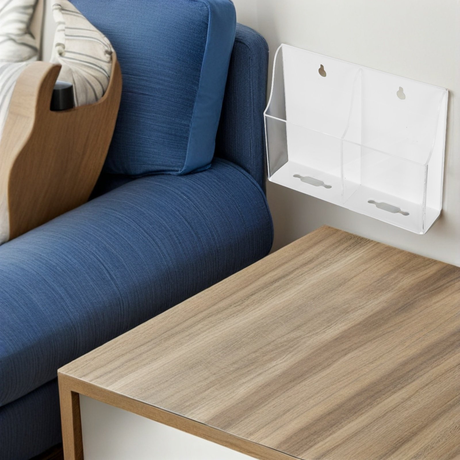 Food Storage Box - Wandmontage Transparante Acryl Opbergdoos Nachtkastje Afstandsbediening