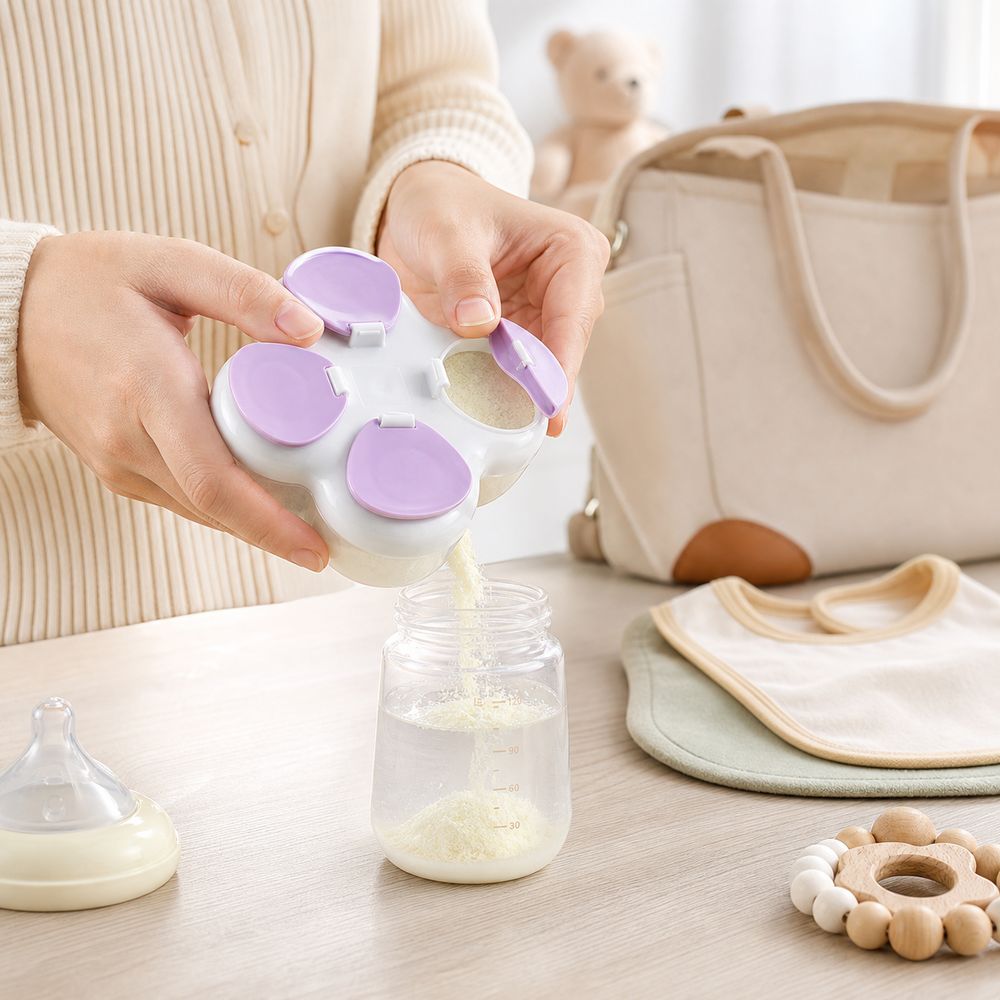 Food Storage Dispenser - Gescheiden Formule Dispenser 720ml 4 compartimenten