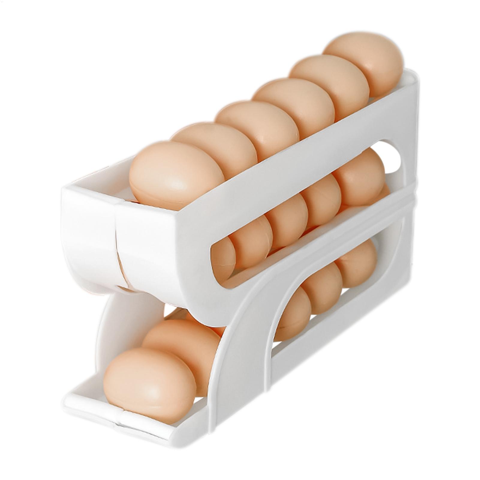 Food Storage Dispenser - Eierdispenser voor koelkast, 3 lagen, automatische