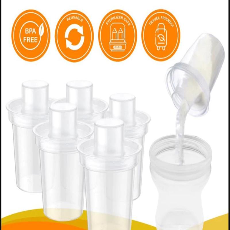 Food Storage Dispenser - 6PPC 80ML Babyvoeding Poederdispenser Draagbare Babyvoedsel