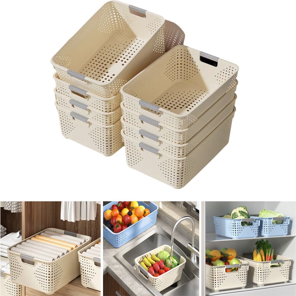 Food Storage Without Plastic - Duurzame kunststof opbergmand Holle uitgeholde designmand