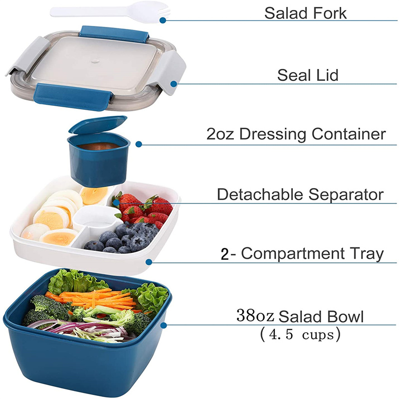 Draagbare salade-lunchcontaine - Food Storage Box Large recensie en prijs