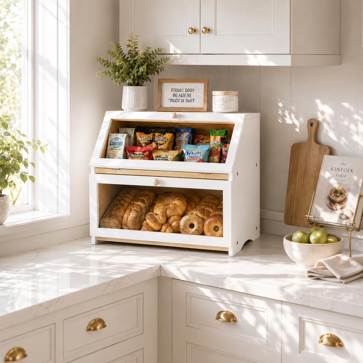 HOMEKOKO Dubbellaagse Brooddoo - Food Storage Box Large recensie en prijs