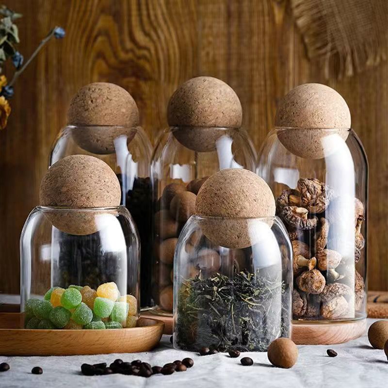 Doorzichtige glazen voorraadpo - Food Storage Glass Round recensie en prijs