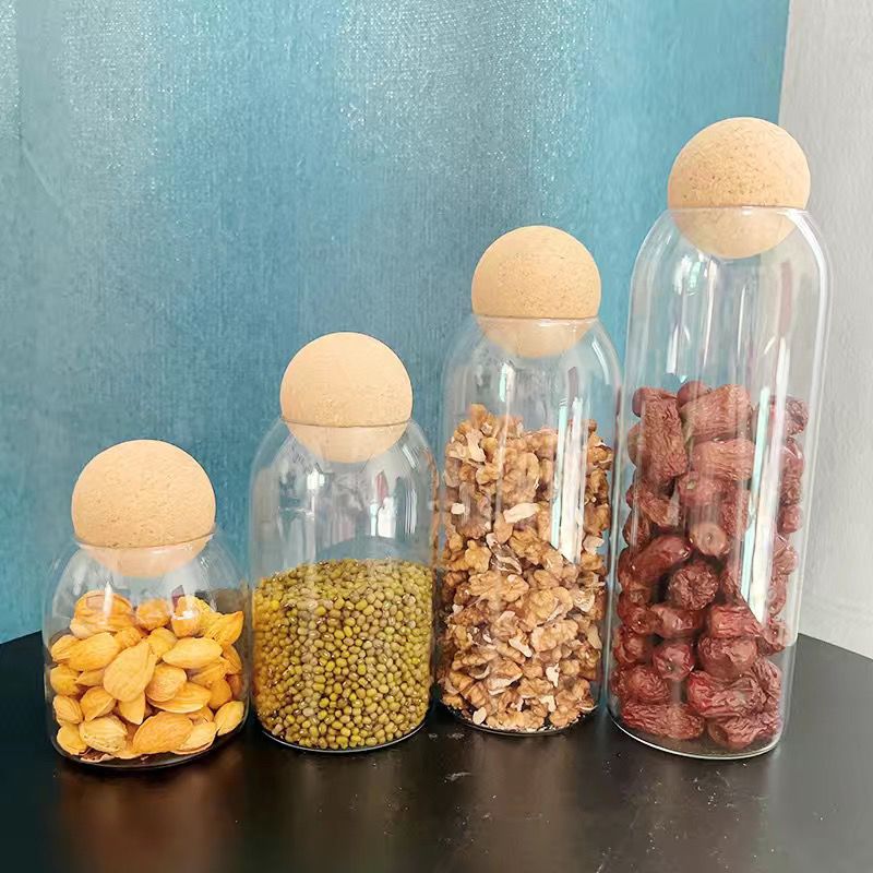 Doorzichtige glazen voorraadpo - Food Storage Glass Round recensie en prijs