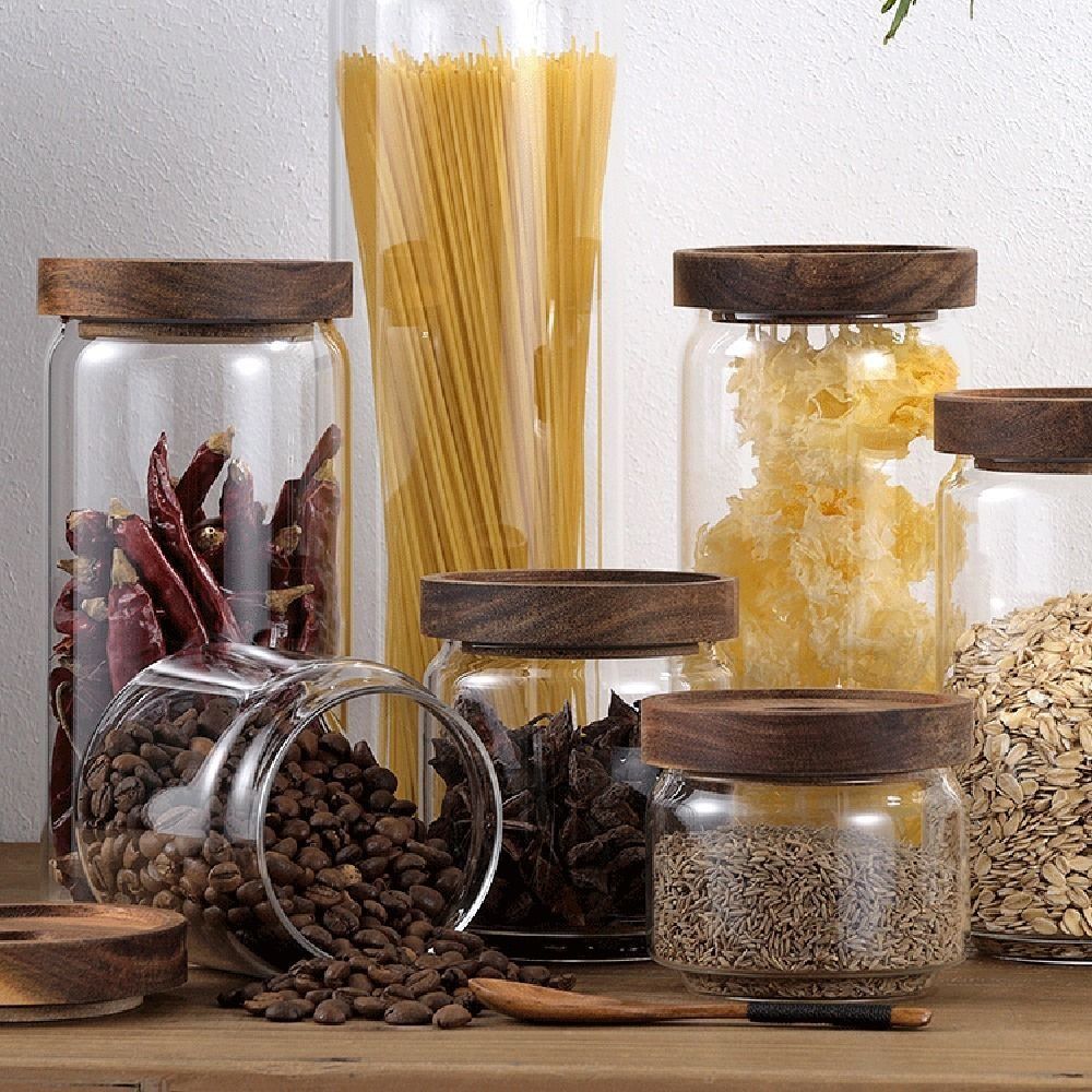 Multifunctionele glazen voorra - Food Storage Glass Round recensie en prijs