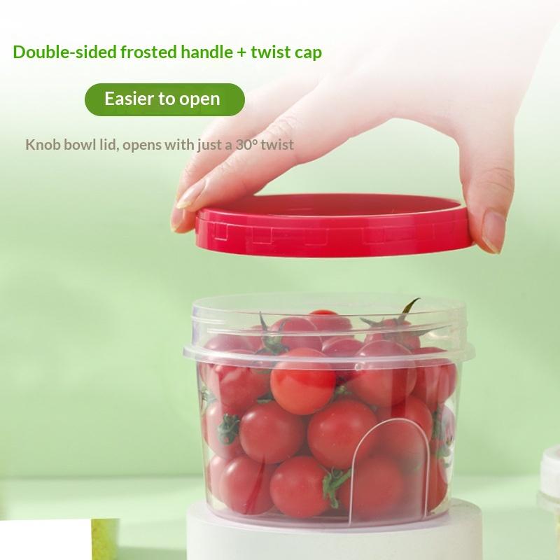 4 stuks ronde voedselbewaardoz - Food Storage Glass Round recensie en prijs