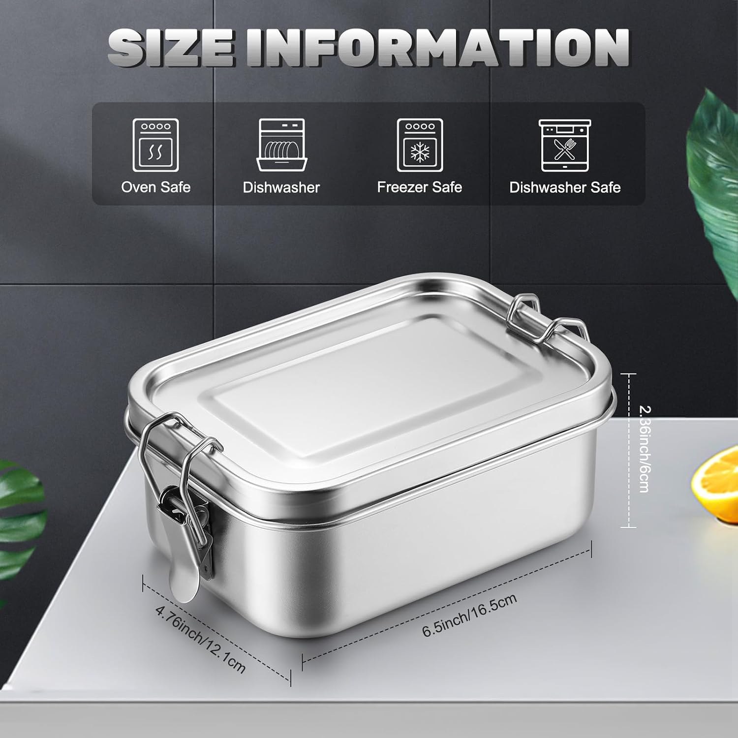 Roestvrijstalen voedselbewaarc - Food Storage Oven Safe recensie en prijs