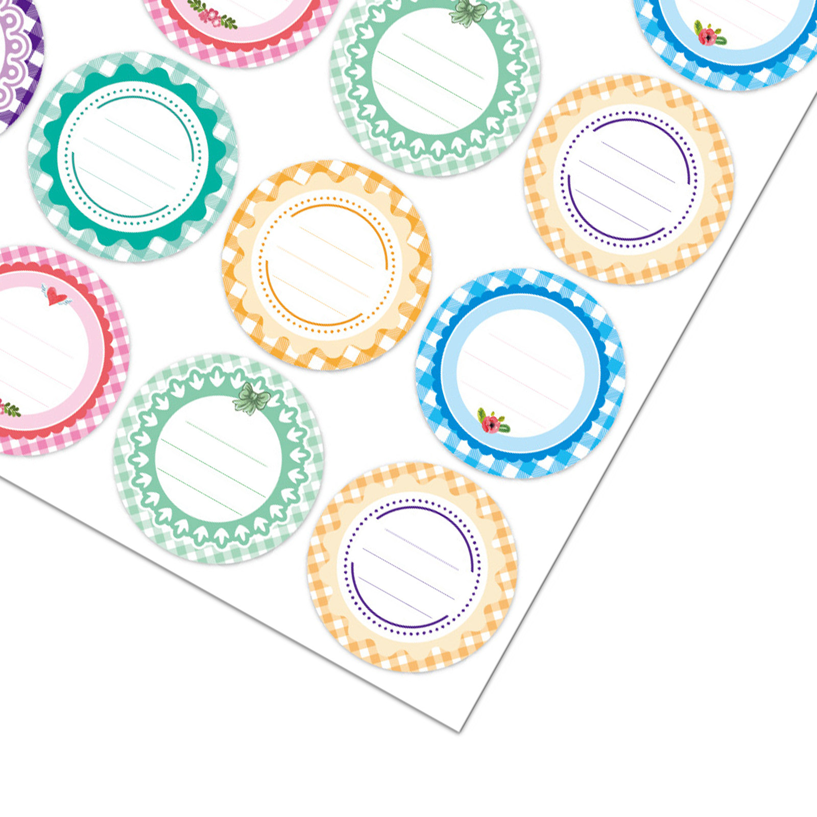 20 vellen gekleurde ronde wate - Food Storage Glass Round recensie en prijs