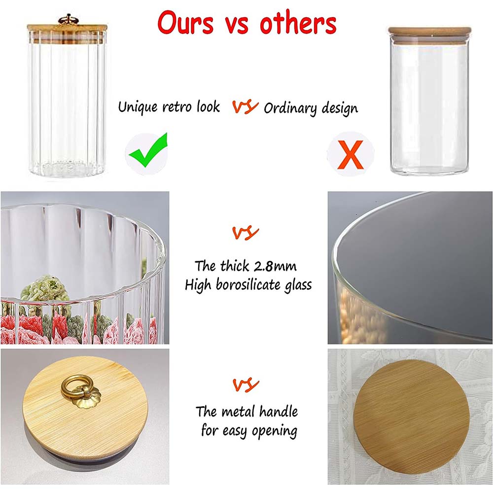 Glazen voorraadpotten, set van - Food Storage Set Glass recensie en prijs