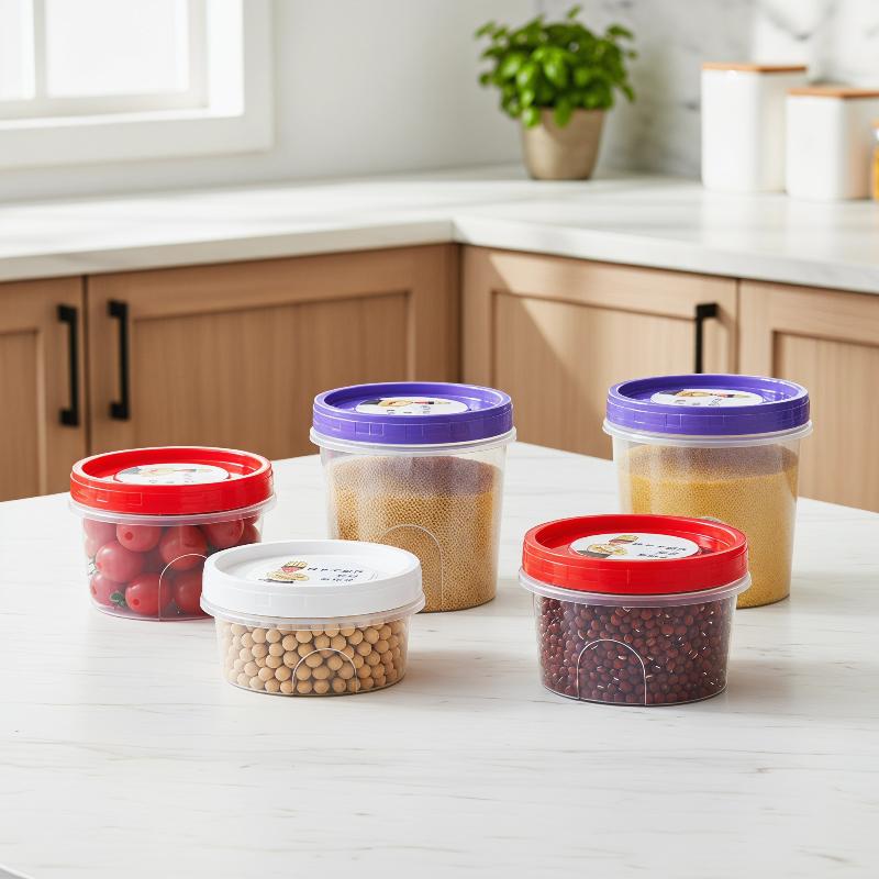 4-delige ronde voedselbewaardo - Food Storage Glass Round recensie en prijs