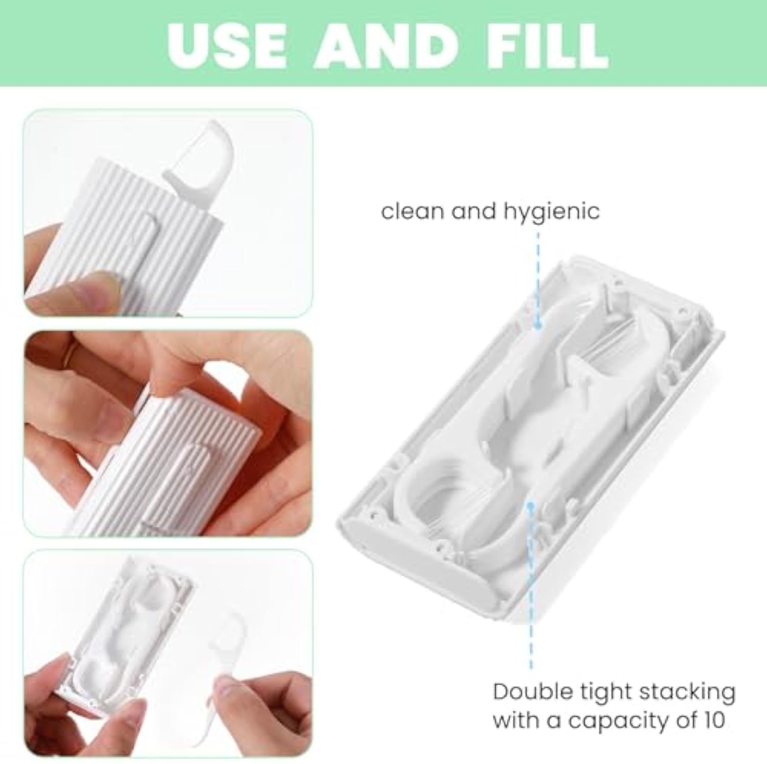 Draagbare automatische tandzij - Food Storage Dispenser recensie en prijs