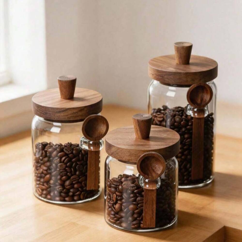 3-delige set glazen potten met - Food Storage Set Glass recensie en prijs