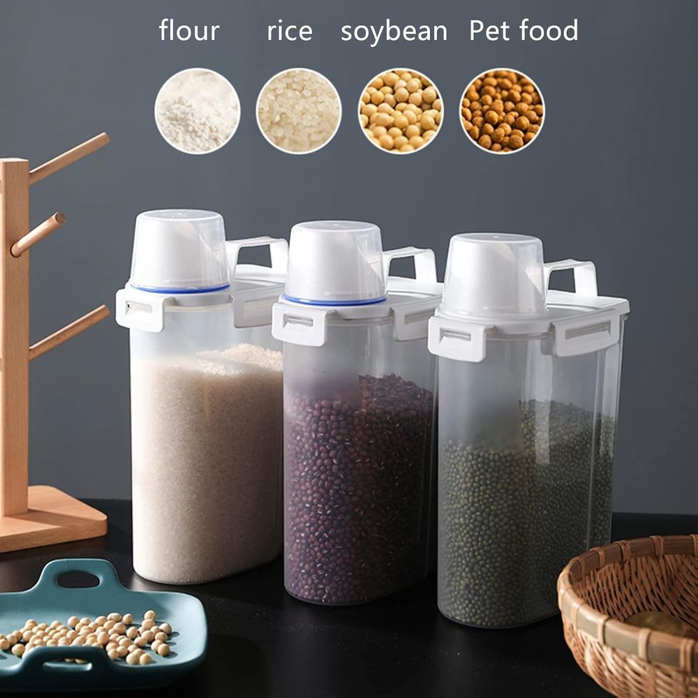 5,5 Lbs Rijst Luchtdicht Droge - Food Storage Dispenser recensie en prijs