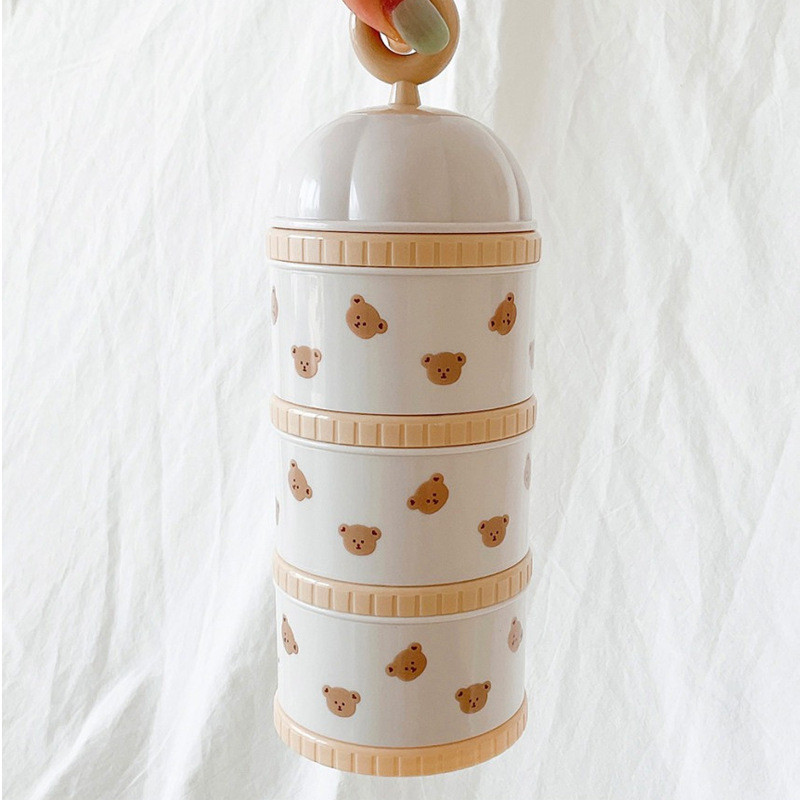 Schattige beer melkpoeder doos - Food Storage Dispenser recensie en prijs