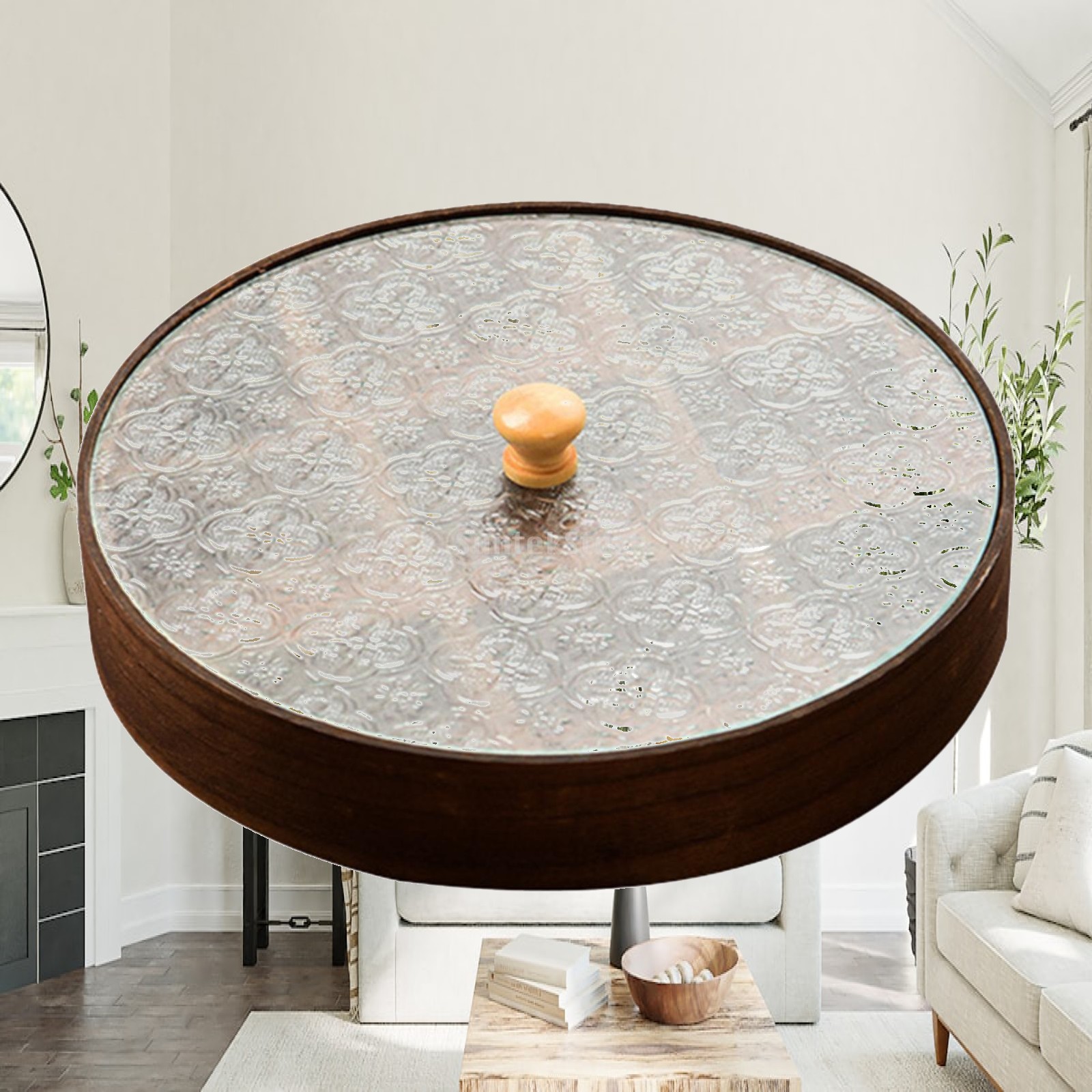 Gescheiden serveerschaal met c - Food Storage Glass Round recensie en prijs