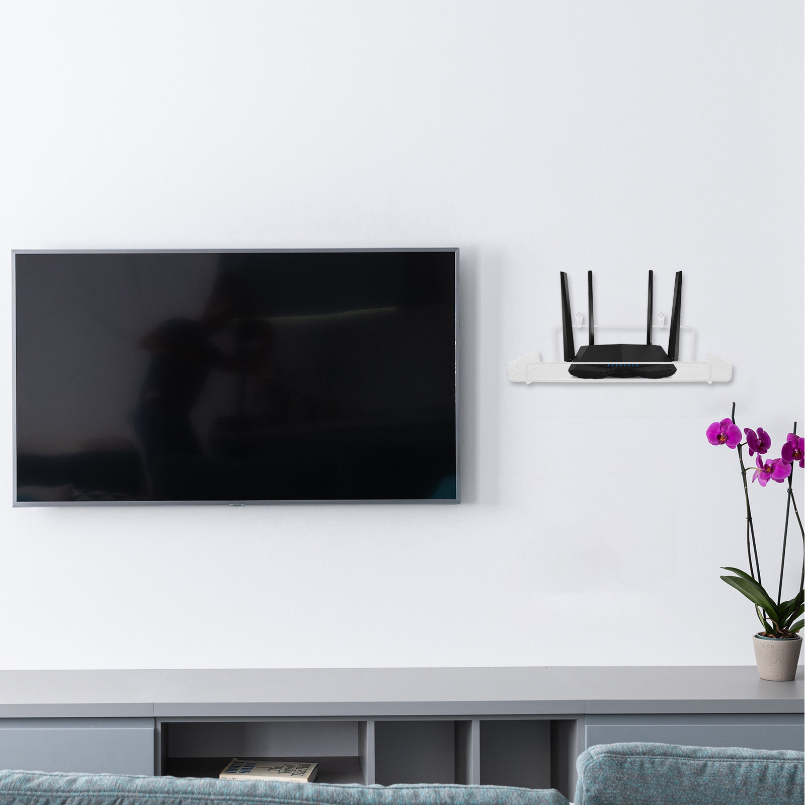 Wandmontage routerhouder zonde - Food Storage Box recensie en prijs