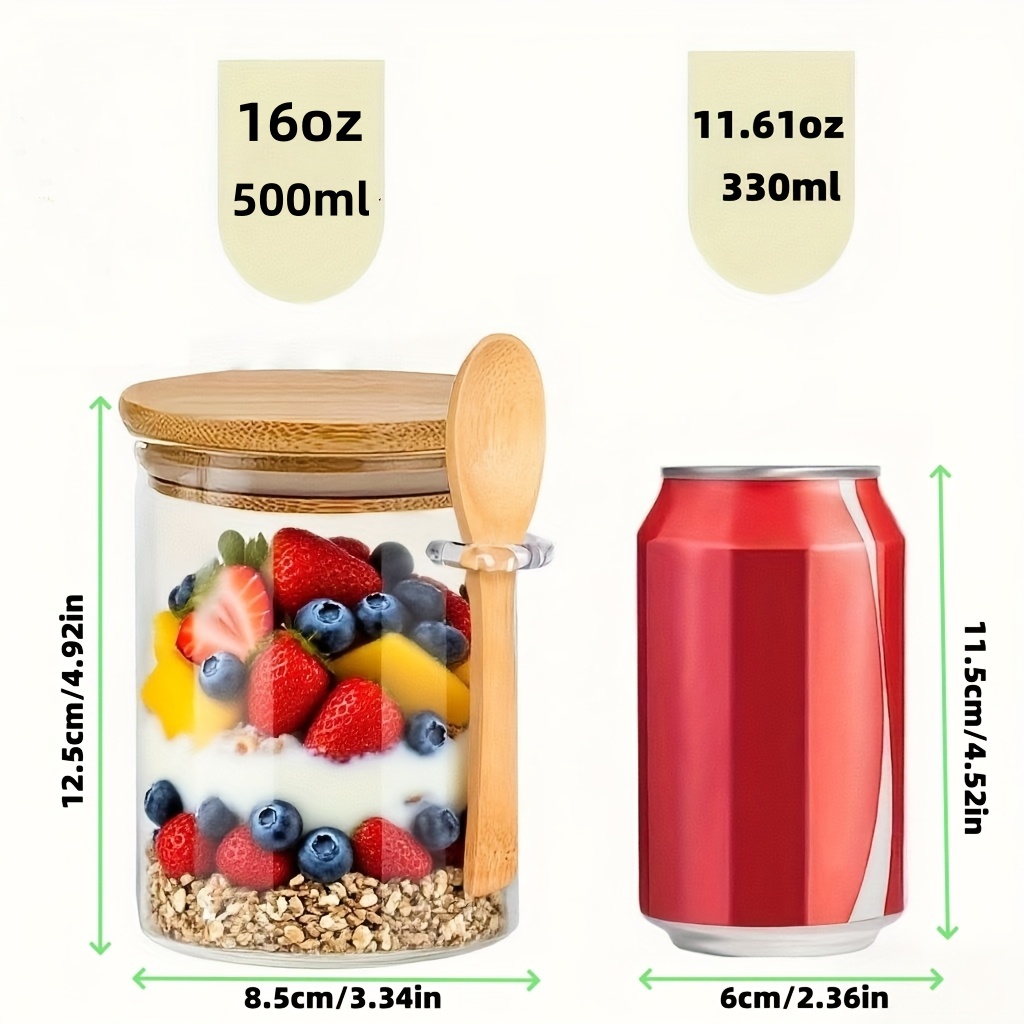 1/2/4/8-delige havermoutglazen - Food Storage Oven Safe recensie en prijs