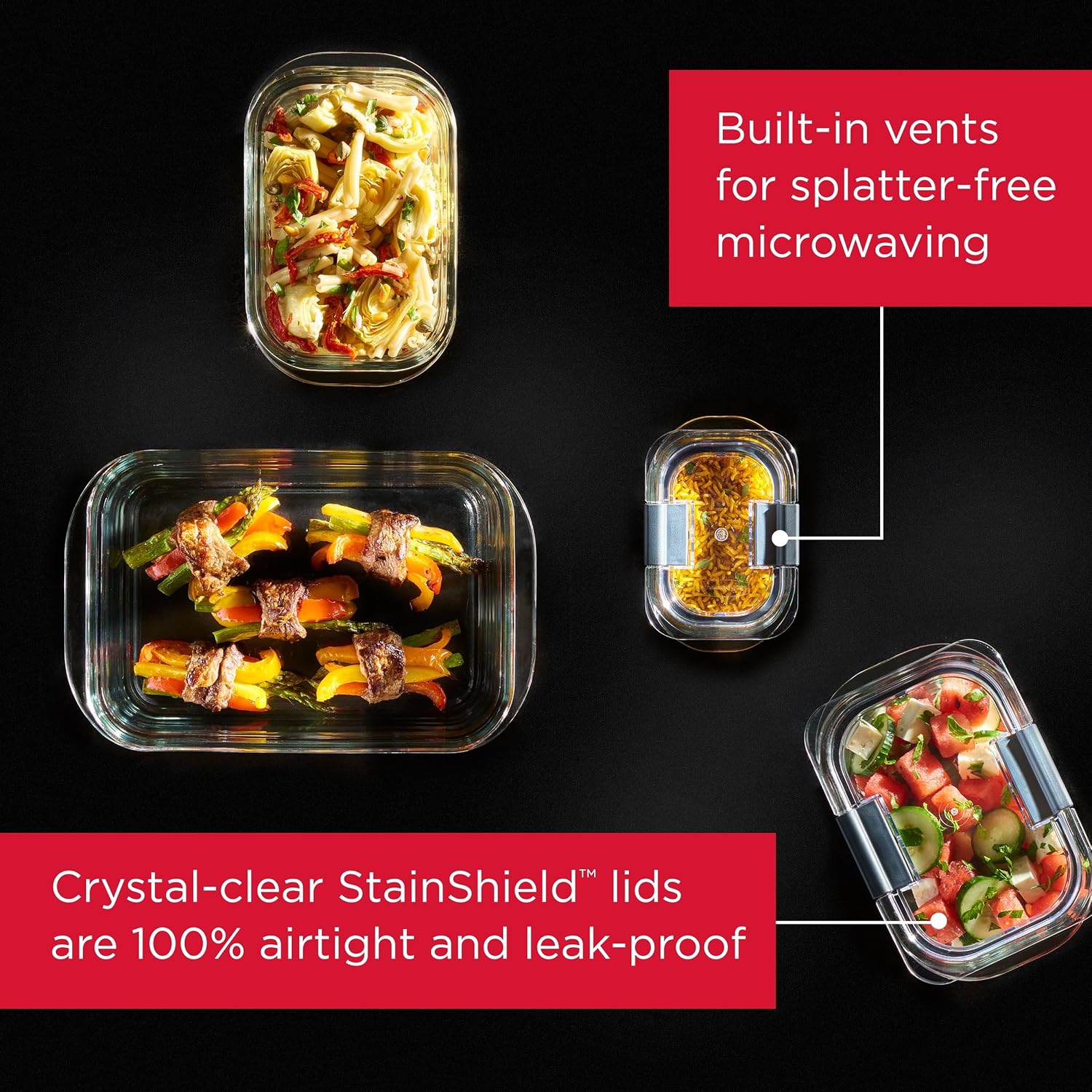 Brilliance glazen voedselbewaa - Food Storage Set Glass recensie en prijs
