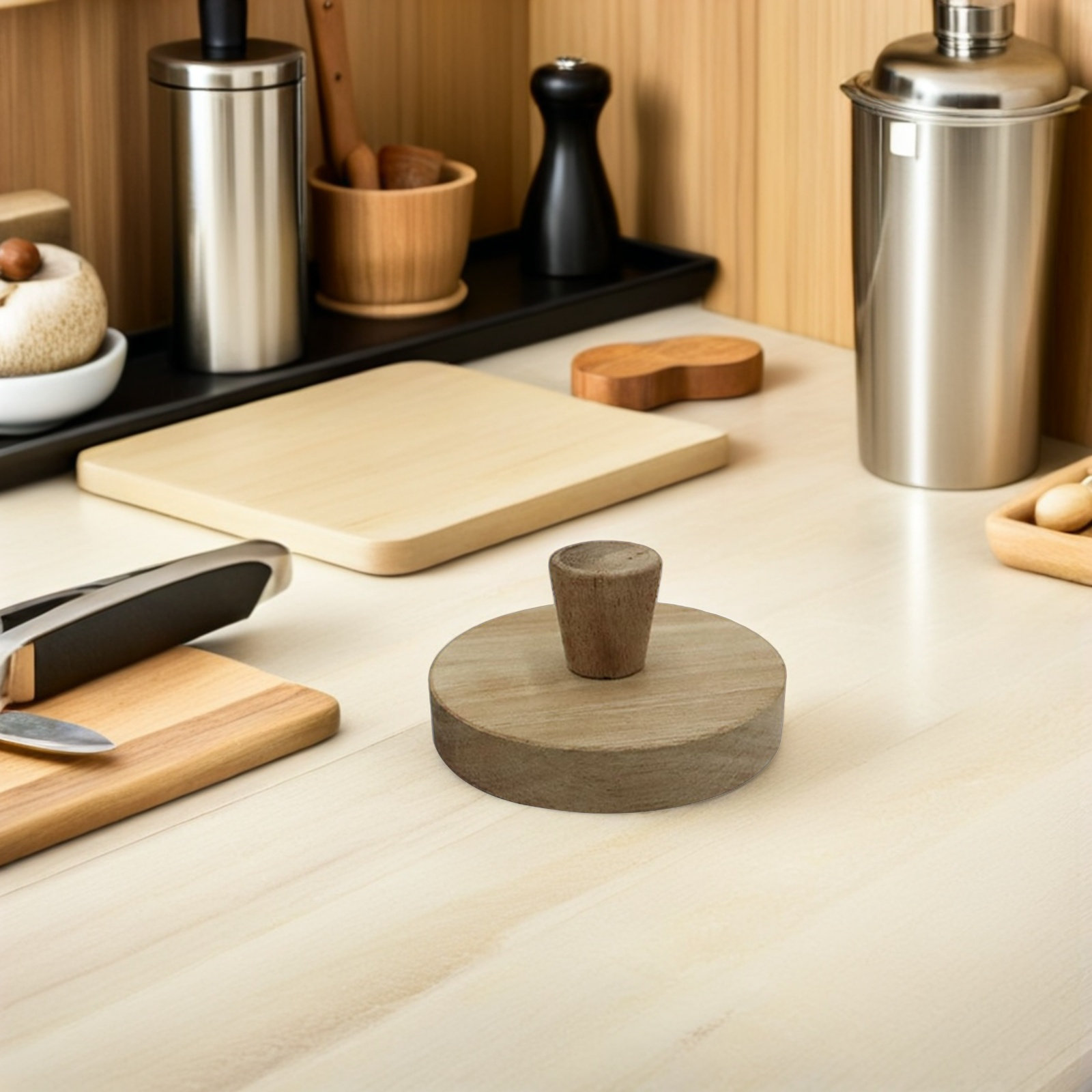 2 stuks ronde houten deksels v - Food Storage Glass Round recensie en prijs