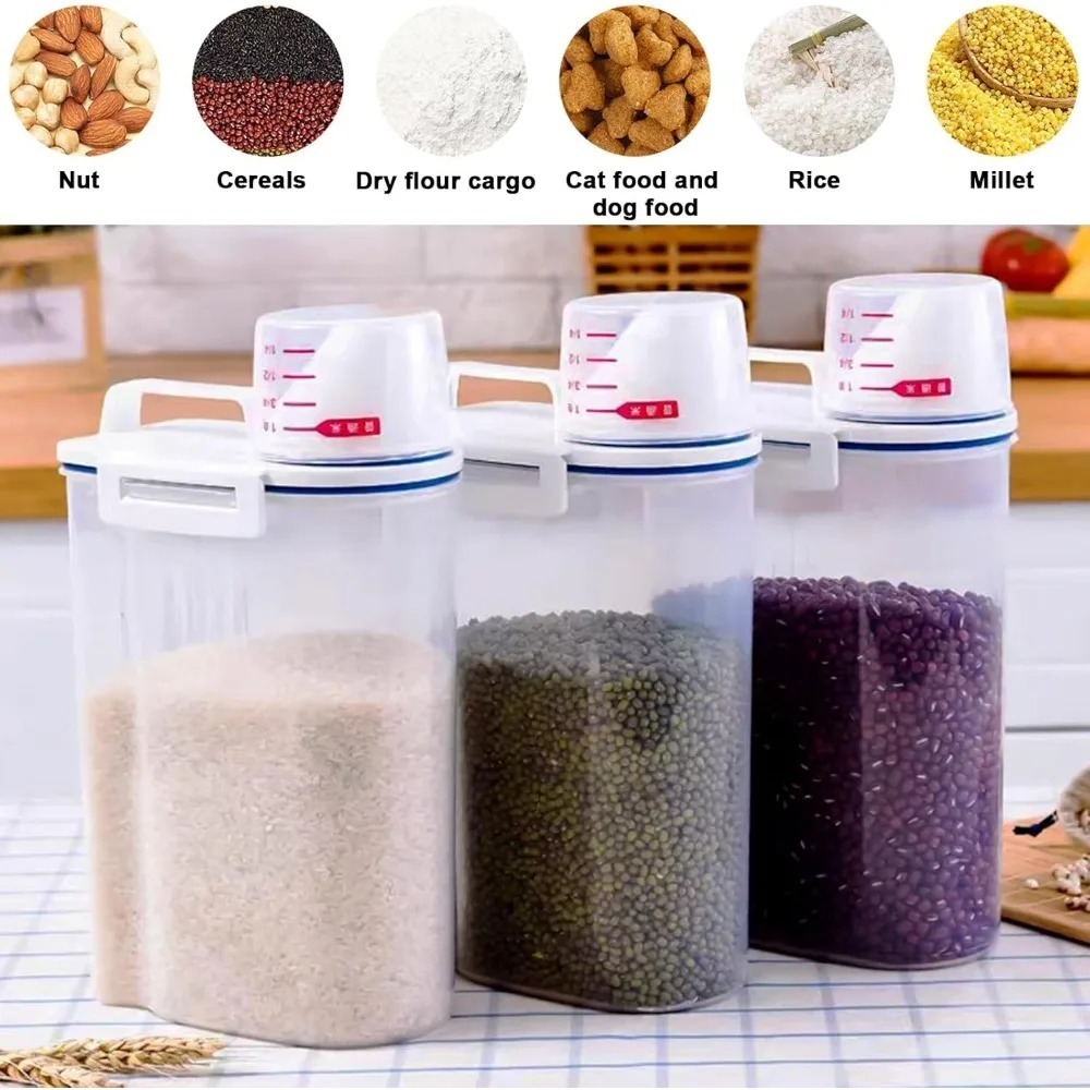 Rijst-opslagcontainer voor dro - Food Storage Dispenser recensie en prijs