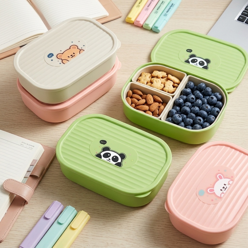Leuke plastic lunchbox met com - Food Storage Oven Safe recensie en prijs
