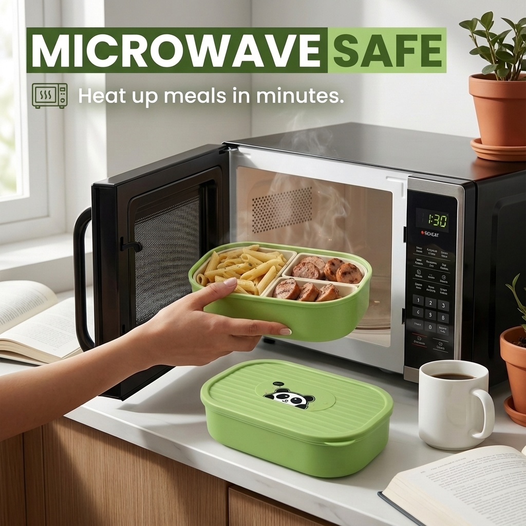 Leuke plastic lunchbox met com - Food Storage Oven Safe recensie en prijs